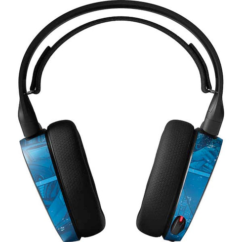 DC Comics Superman Logo Background Pattern SteelSeries Arctis 3 Skin